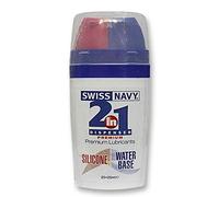 Swiss Navy 2 in 1 Silicone Water Base Lubricante - 91 gr