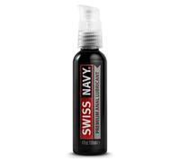 SWISS NAVY Lubricante anal de silicona premium, 4 oz, MD Science Lab | Fórmula de larga duración a base de silicona, fragancia natural de clavo, segura para condones