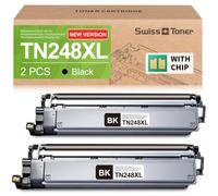swiss toner TN248XL Tóner Compatible con Brother MFC-L3740CDWE DCP-L3560CDW