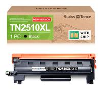 swiss toner TN2510XL TN-2510XL TN2510 TN 2510 MFC-L2800DW HL-L2400DWE Negro