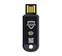Swissbit - Llave de Seguridad iShield Key Pro, autenticador de Hardware, conexión USB-A y NFC, Certificado FIDO2, U2F, HOTP, TOTP, PIV, 2FA, Negro, (1 Unidad)