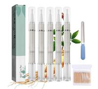Swissclear - Bolígrafo antifúngico, bolígrafo Mullend para el cuidado de uñas, tratamiento antihongos, reduce la decoloración, repara grietas y corrige las uñas deformadas (5 piezas)