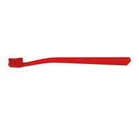 SWISSDENT Cepillo de dientes profesional Colours, suave, medio, color rojo y rojo, excelente cepillo de dientes patentado