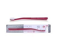 SWISSDENT Cepillo de dientes profesional Gentle, especialmente diseñado para dientes sensibles, con cerdas extra suaves en forma de cuchara patentada, para limpiar las zonas difíciles