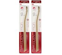 Swissdent Whitening Classic Toothbrush #Gold 50 ml (Paquete de 2)