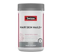 SWISSE Cabello Piel Uñas - Suplemento con Biotina para el Cabello Piel y Uñas con Vitamina C y Zinc Cápsulas 60 Complemento con Vitaminas para el Cabello, Formación Colágeno y Uñas Sanas Made in Italy