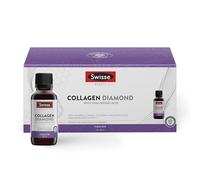 SWISSE Collagen Diamond - Suplemento Colágeno Ácido Hialurónico con Vitamina C y E, 10x30 ml, Made in Italy