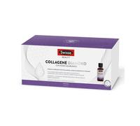 SWISSE Collagen Diamond - Suplemento Colágeno Ácido Hialurónico con Vitamina C y E, 10x30 ml, Made in Italy
