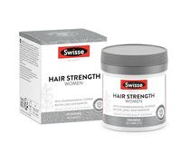SWISSE Fuerza del Cabello Mujeres - Suplemento con Biotina para el Cabello Mujer con Zinc y Cobre, Complemento con Keratina con Acción Fortalecedora y Tónica-Adaptógena, 30 Comprimidos - Made in Italy