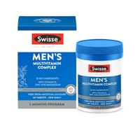SWISSE Ultivit- Multivitamínico Hombre con Vitamina C D A y Zinc para el Sistema Inmunitario, Complejo Vitamínico Completo Magnesio y Biotina para Metabolismo Energético, Made in Italy, 60 Comprimidos