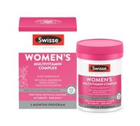 SWISSE Ultivit - Multivitamínico Mujer con Vitamina C D A y Zinc para el Sistema Inmunitario, Complejo Vitamínico Completo Magnesio y Biotina para Metabolismo Energético, Made in Italy, 60 Comprimidos