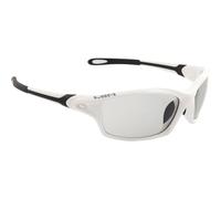 SWISSEYE Grip - Gafas deportivas (protección 100% UVA, UVB y UVC, zona nasal ajustable, material TR90, incluye bolsa de microfibra), color blanco y negro