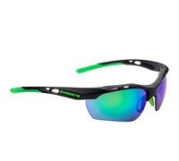SWISSEYE negro mate/verde, lente verde Revo