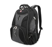 SwissGear 1900 Scansmart TSA-Mochila para portátil de 17 Pulgadas, Gris/Negro, 19-Inch Unisex Adulto