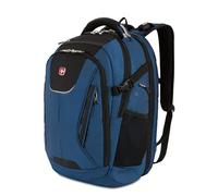 SwissGear 5358 USB ScanSmart - Mochila para portátil de 16 pulgadas, Negro/Azul, L, Travel Tech Elite