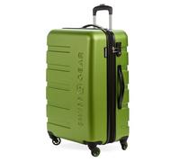 SwissGear 7366 Hardside - Equipaje expandible con Ruedas giratorias, Green, 2-Piece Set (19/27), Equipaje Extensible rígido con Ruedas giratorias