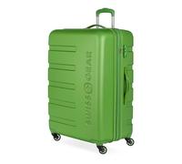 SwissGear 7366 Hardside - Equipaje expandible con Ruedas giratorias, Green, Checked-Large 27-Inch, 7366 Hardside - Equipaje expandible con Ruedas giratorias