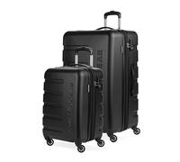 SwissGear 7366 Hardside - Equipaje expandible con Ruedas giratorias, Negro, 2-Piece Set (Weekender/27), 7366 Hardside - Equipaje expandible con Ruedas giratorias