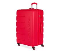 SwissGear 7366 Hardside - Equipaje expandible con Ruedas giratorias, Red, Checked-Large 27-Inch, Equipaje Extensible rígido con Ruedas giratorias