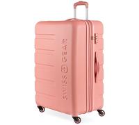 SwissGear 7366 - Maleta rígida expandible con Ruedas, Almendra Coral, Checked-Large 27-Inch, 7366 Hardside - Equipaje expandible con Ruedas giratorias