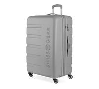 SwissGear 7366 Maleta rígida, expandible, con Ruedas giratorias, Gris, Carry-On 19-Inch