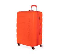 SwissGear 7366 Maleta rígida, expandible, con Ruedas giratorias, Naranja, Carry-On 19-Inch
