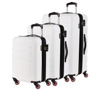 SwissGear 7366 - Maleta rígida expandible con Ruedas, White, XL