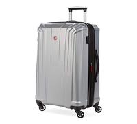 SwissGear Equipaje rígido 3750 con Ruedas giratorias, Silver, Checked-Large 27-Inch, Equipaje rígido 3750 con Ruedas giratorias