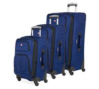 SwissGear Sion Softside Equipaje expandible, Azul, Juego de 3 Piezas (21/25/29), Azul, Juego de 3 Piezas (21/25/29), Equipaje expandible Sion Softside, Blue, 3-Piece Set (21/25/29), Sion Softside -