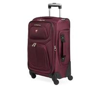 SwissGear Sion Softside - Equipaje expandible, Merlot, Checked-Medium 25-Inch, Sion Softside - Equipaje expandible
