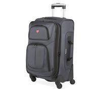 SwissGear Spinner de 21 Pulgadas, Color Gris Oscuro, Carry-On