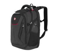 Swiss Gear Mochila para portátil, Negro/Rojo W/Lock, L