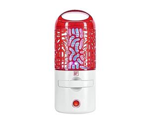 SWISSINNO Trampa móvil para Insectos LED de 4 vatios con batería Li-Ion - Recargable - Elegante - Robusta, Segura para niños + Mascotas, sin Veneno. Adecuada para Camping. 1x Trampa
