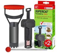 SWISSINNO Trampa para Topillos con Sonda SuperCat Incluida - Trampa Mecánica para Roedores Subterráneos, Control de Jardín, Reutilizable, Instalación en Túnel Vertical - 2 Trampa + 1 Sonda