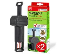 SWISSINNO Trampa Topillos Pro SuperCat - Trampa de Túnel de Resorte para Topillos & Ratón Campestre, Disparo Sensible, Montaje Fácil, Capturador de Roedores Reutilizable para Jardín - 2 Trampa