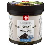 SwissMedicus bálsamo de caballo con páramo refrescante 250 ml - ungüento con 25 hierbas, gel de masaje para la espalda y las articulaciones, receta tradicional suiza