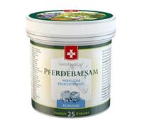 SwissMedicus Bálsamo de caballo frío con 25 plantas, 250 ml | Gel refrescante con extractos vegetales y aceites esenciales, para el masaje corporal después del ejercicio, 250 ml