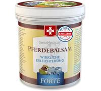 SwissMedicus Gel de Masaje Baume de Caballo | 25 Extractos de Hierbas (Consuelda, Castaño de Indias, Árnica, Eucalipto) | Efecto Refrescante | Para Masaje Corporal en Músculos y Articulaciones 250 ml