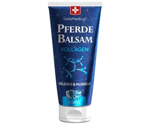 SwissMedicus® SwissGEL® Bálsamo de caballo con colágeno marino forte - efecto frío, Para relajamiento muscular después de la actividad física, Alivio real para el sistema muscular, 200 ml