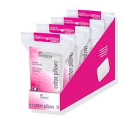 Swisspers Premium Cotton Pillows - 100% Natural, Ultra-Soft Beauty Essentials for Face, Eyes & More - Cruelty-Free, Vegan Skincare Pads for Women, Men & Pets (100 Count) 4 Pack