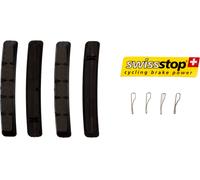 Swissstop Gomas de freno Cartridge RxPlus para V-Brake negro one_size