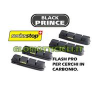 Swissstop Set 4 Patines Freno Carreras Negro Prince X Círculos Carbono