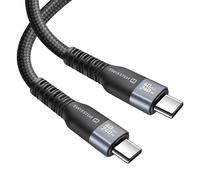 Swissten, Cable Thunderbolt 4.0 de 5A, transferencia USB-C a USB-C de 240W, 50cm