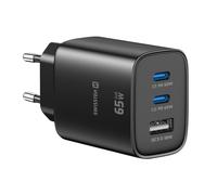 Swissten Cargador 2 USB-C 65W Power Delivery y USB-A Quick Charge 3.0 18W