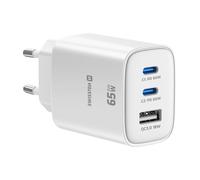 Swissten, Cargador 2 USB-C 65W Power Delivery y USB-A Quick Charge 3.0 18W