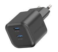 Swissten, Cargador de Red GaN con Doble Puerto USB-C Compacto Power Delivery 20W