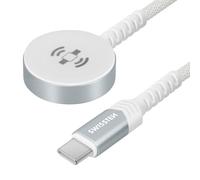 Swissten Cargador Magnético 2.5W a USB-C para Watch de Nylon 1.2m,