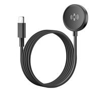 Swissten Cargador Magnético de 2.5W para Galaxy Watch con Cable USB-C de 1.2m Antinudos