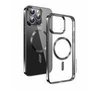 Swissten clear jelly magstick metallic compatible con iphone 15 pro -