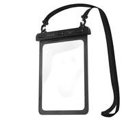 Swissten Funda impermeable con correa de mano, Transparente